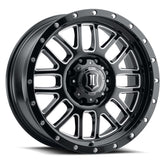 04-22 Ford F-150/10-14 SVT Raptor/14-22 Expedition ICON 1220906356GBMW Alpha 20x9 6x135 16mm Offset 5.625in BS Gloss Black Milled Spokes Wheel